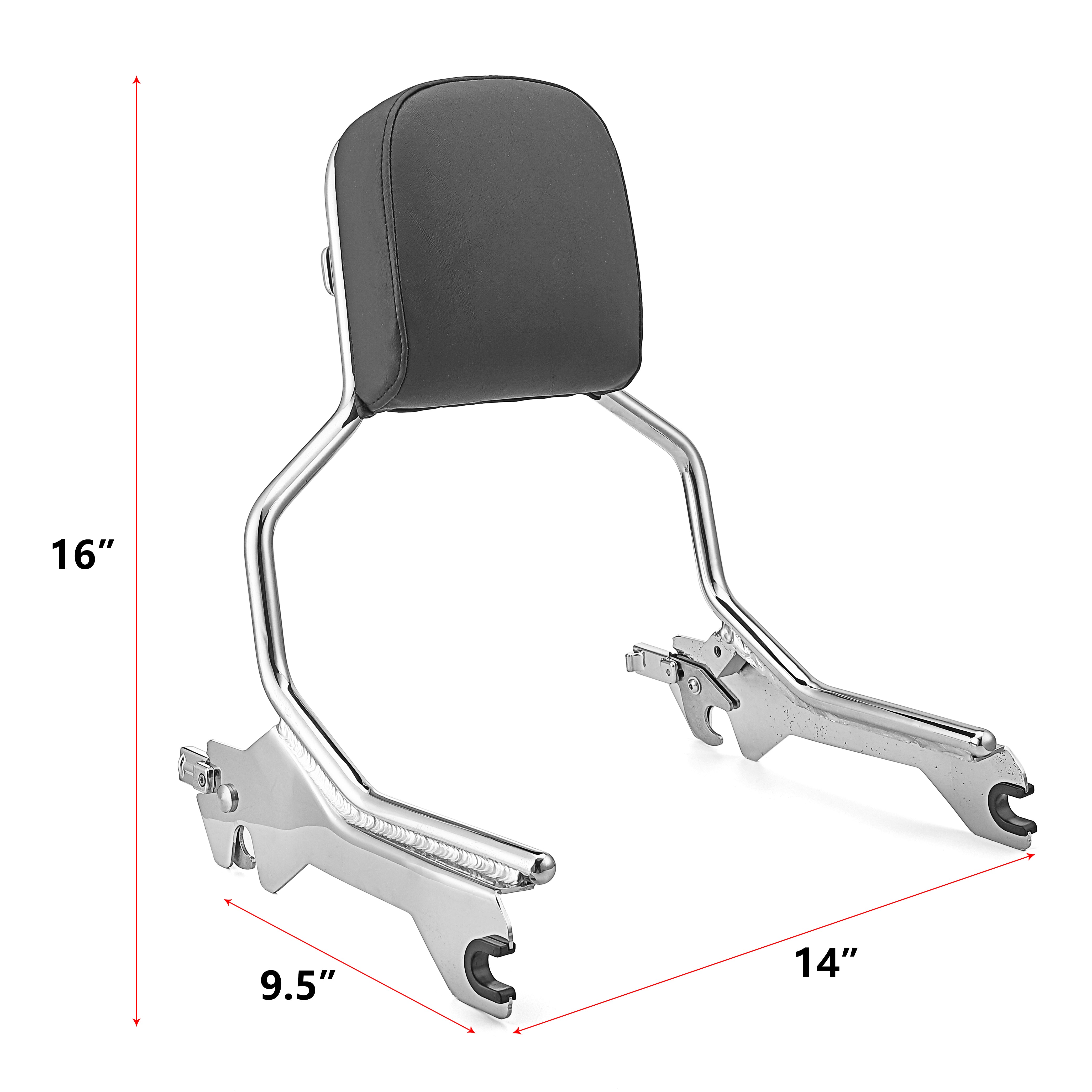 2018+ Harley Softail Fat Boy Breakout Passenger Backrest Sissy Bar & Docking Kit