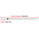 52" Extended Length Quick Connect Braided Stainless Steel Upper Clutch Cable for 2021 - 2023 Harley Touring Models - Mofun - 90112104