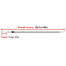 42" Extended Length Quick Connect Braided Stainless Steel Upper Clutch Cable for 2018 - up Harley Softail Fat Boy/Low Rider - Mofun - 90112107