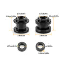 Black Aluminum HoldFast Docking Hardware Kit for 2018+ Harley Softail Fat Boy/Street Bob/Low Rider - Mofun - 90303029