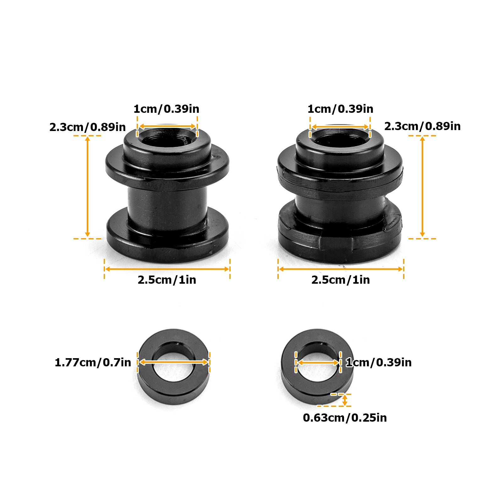 Black Aluminum HoldFast Docking Hardware Kit for 2018+ Harley Softail Fat Boy/Street Bob/Low Rider - Mofun - 90303029