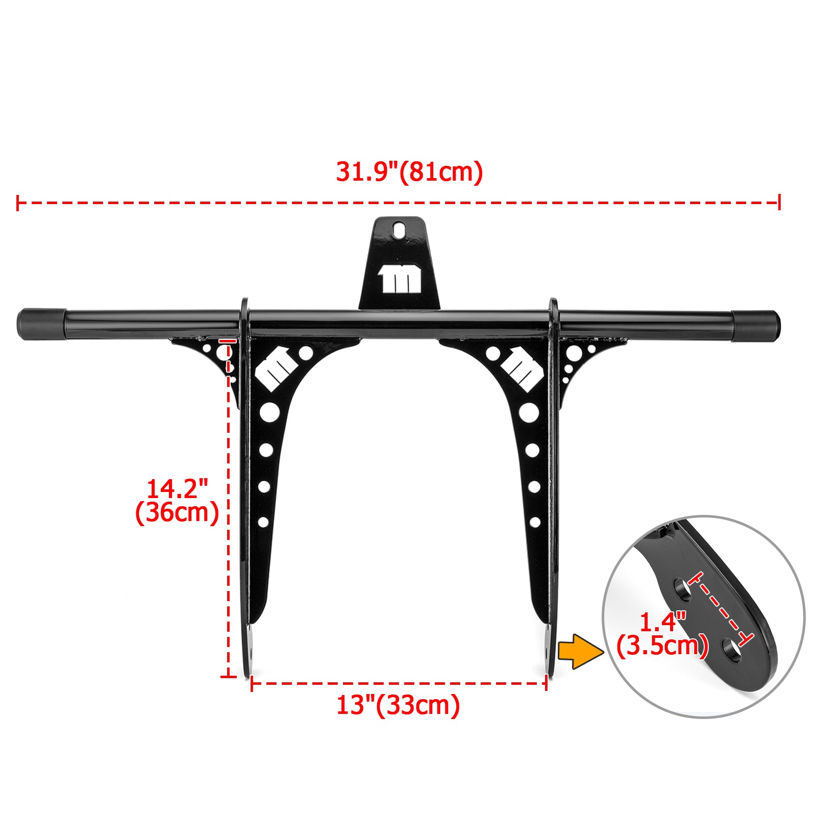 2014-2017 Harley Davidson Dyna Low Rider Wide Glide Black Steel Front Highway Engine Guard Crash Bar