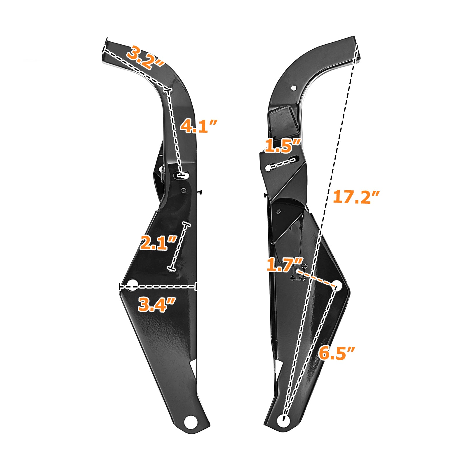 Harley Touring 1993-2013 Heavy Duty Batwing Inner Fairing Support Bracket