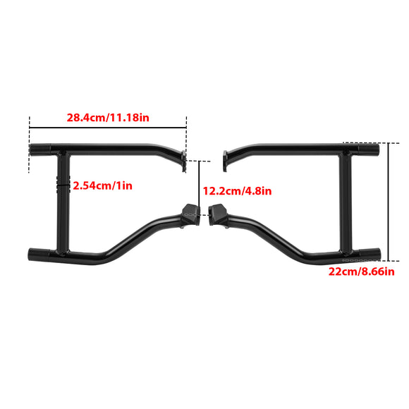 2020-2025 Harley Softail Low Rider / Heritage Softail Classic Flat Out Bar Rear SaddleBag Crash Bar