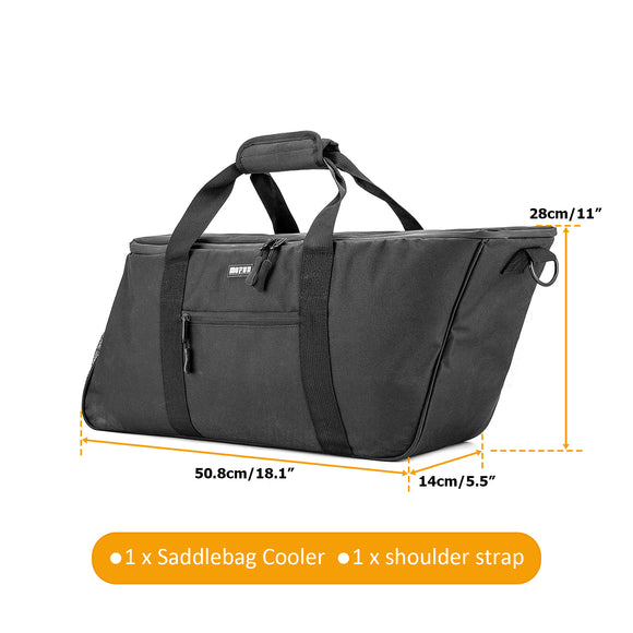 Black PEVA Waterproof, Thermal, Insulation Saddlebag Cooler Laggage for 1993 - 2024 Harley Touring Hard Saddlebag - Mofun - 90209023