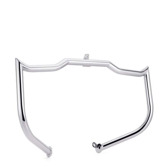 Flat - Sharp Front Engine Guard Crash Bar Highway Bar for 2009 - 2023 Harley Touring and Trike Models without Lower Fairing - Mofun - 90201127