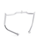 Flat - Sharp Front Engine Guard Crash Bar Highway Bar for 2009 - 2023 Harley Touring and Trike Models without Lower Fairing - Mofun - 90201127