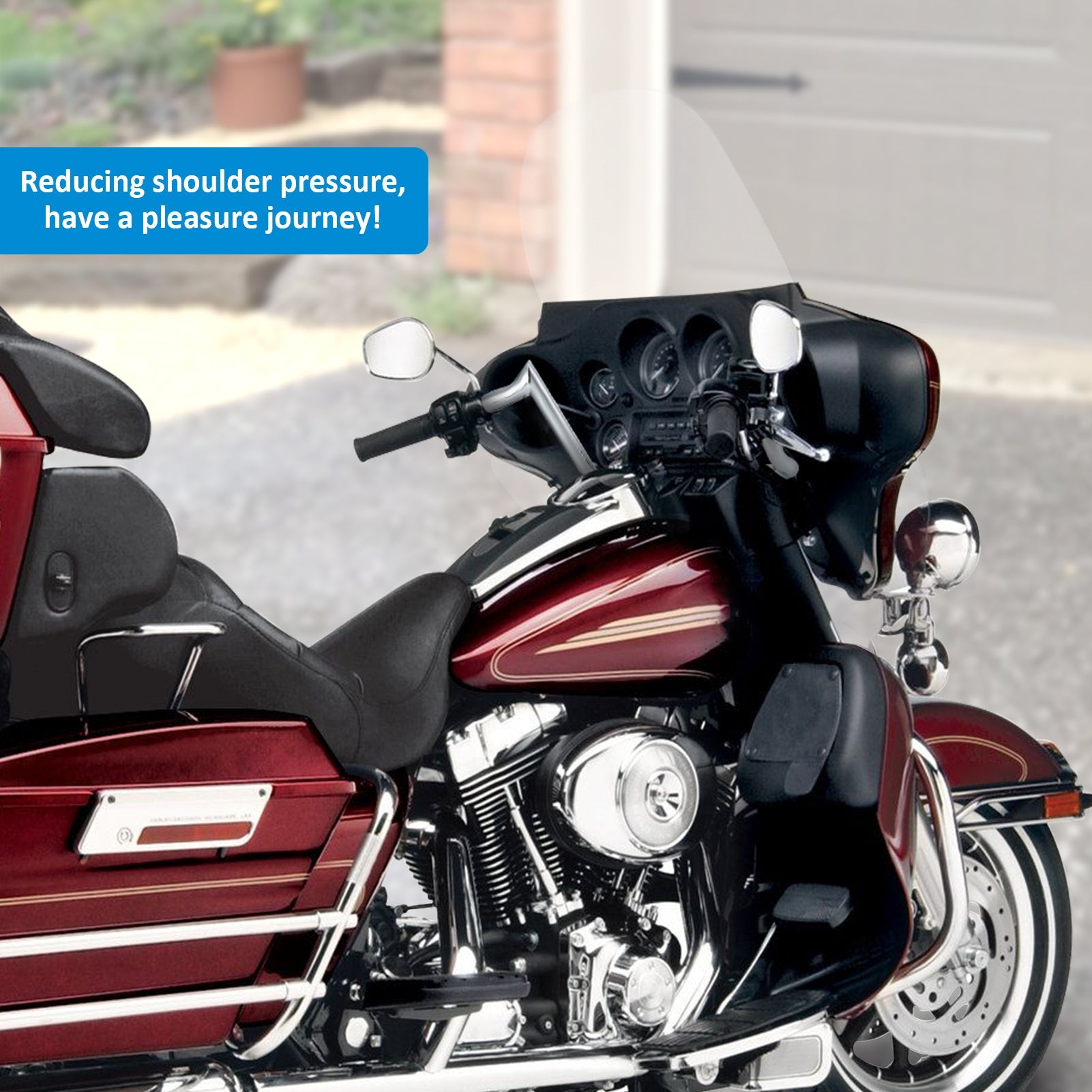 For 1996 - 2006 Harley Touring with Batwing Fairing Models 12
