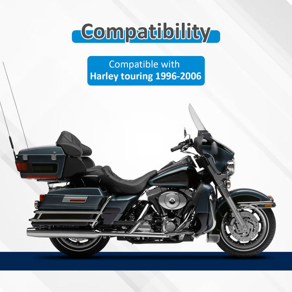 For 1996 - 2006 Harley Touring with Batwing Fairing Models 12" Pre - Wired Ape Hanger Handlebar - Mofun - 90101714