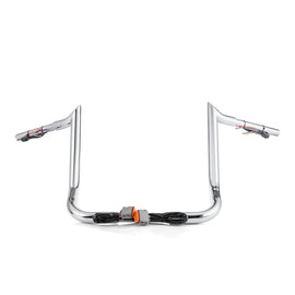 For 1996-2006 Harley Touring with Batwing Fairing Models 12" Pre-Wired Ape Hanger Handlebar - Mofun - 90101713