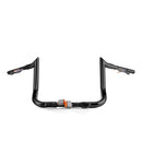For 1996-2006 Harley Touring with Batwing Fairing Models Gloss Black 10" Pre-Wired Ape Hanger Handlebar - Mofun - 90101712