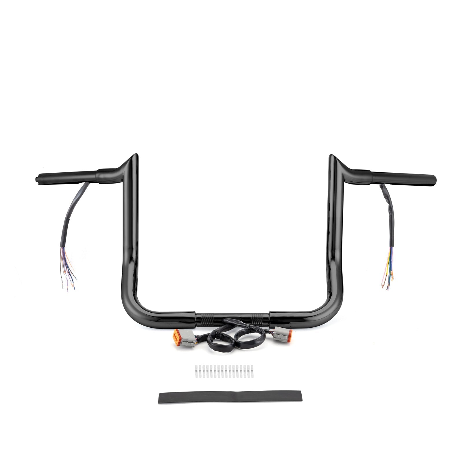 For 1996 - 2006 Harley Touring with Batwing Fairing Models Gloss Black 10