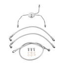 For 1996-2007 Harley Touring Road King/Road Glide/Electra Glide Extended Length without ABS Hydraulic Front Brake Line Kit (for 14"-16" Handlebar) - Mofun - 90110026