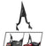For 1997-2008 Harley Touring Road King/Electra Glide Standard Chrome Plated 24" Sharp Angle Passenger Backrest Sissy Bar - Mofun - 90302206