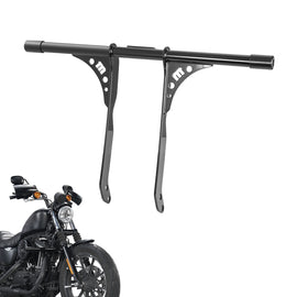 For 2004-2022 Harley Sportster 883 1200 Gloss Black Front Highway Engine Guard Crash Bar - Mofun - 90201129