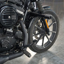 For 2004-2022 Harley Sportster 883 1200 Gloss Black Front Highway Engine Guard Crash Bar - Mofun - 90201129