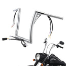For 2007-2014 Harley Softail/Dyna/Sportster 12" Pre-wired APE Hanger Bar-flat Handlebar - Mofun - 90101721