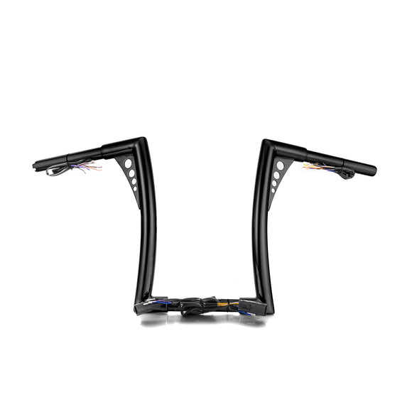For 2007-2014 Harley Softail/Dyna/Sportster 12" Pre-wired APE Hanger Bar-flat Handlebar - Mofun - 90101722