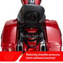 For 2009-2026 Harley Touring Models Gloss Black Dual Sharp-Angle Luggage Rack - Mofun - 90205099