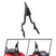 For 2009-2026 Harley Touring Models Steel 24" Sharp Angle Passenger Backrest Sissy Bar - Mofun - 90302208