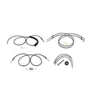 For 2014-2016 Harley Touring w/ABS Models Handlebar Extension Wire, Extended Length ABS Hydraulic Front Brake Line and Hydraulic Clutch Line Kit (for 16"-18" Handlebar (ABS)) - Mofun - 90109060