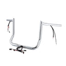 For 2016-2023 Street Glide/Electra Glide/Ultra Limited with Batwing Fairing Models 12" Zero Wire Pulling Pre-wired Bagger Ape Bar-Sharp Handlebar - Mofun - 90101742