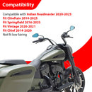 For 2017-2026 Indian Roadmaster/Chieftain/Springfield Gloss Black Front Engine Guard & Rear Crash Bar - Mofun - 90201087