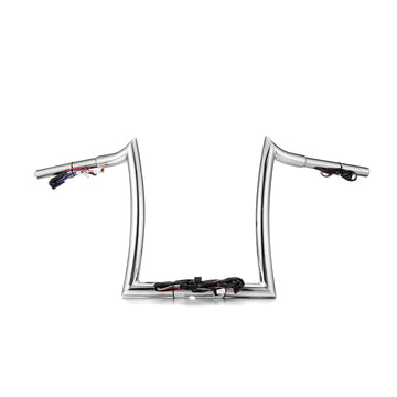 For 2018-2024 Harley Softail Fat Boy/Breakout /Touring Road King Special 12" PRE-WIRED APE Hanger Bar-Sharp Handlebar - Mofun - 90101731