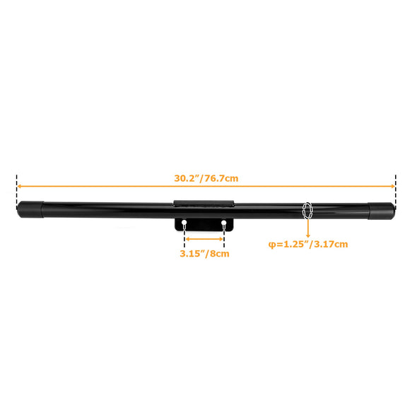 For 2018-2026 Harley Softail Fat Boy Street Bob Steel Front Highway Engine Guard Crash Bar Front Flat-Out Bar - Mofun - 90201047