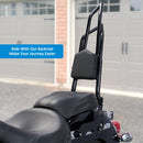 For 2018-2026 Harley Softail FLDE/FLHC/FLHCS/FLSL/FXBB/FXBBS/FXST Gloss Black Dual Sharp-Angle Sissy Bar - Mofun - 90302199