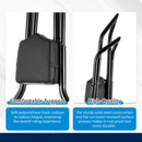 For 2018-2026 Harley Softail FLFB/FLFBS/FXBR/FXBRS Gloss Black Dual Sharp-Angle Passenger Backrest Sissy Bar - Mofun - 90302200