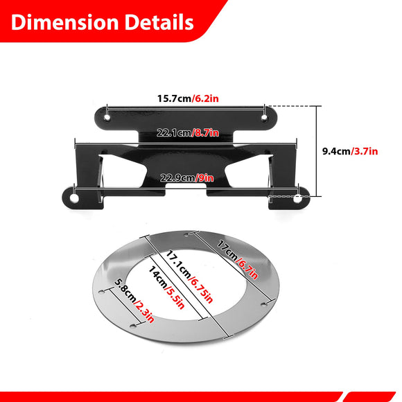 For 2022-2025 Harley Low Rider ST with LP6 Light Models Headlights Bracket with Harness Kit - Mofun - 90602007