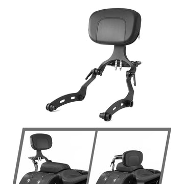 For 2022-2026 Indian Chief Bobber Super Chief Adjustable Driver Passenger Backrest with Luggage Rack - Mofun - 90302215
