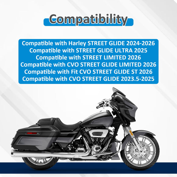 For 2023.5-2026 Harley Street Glide 10" Bagger Ape Bar-Sharp Handlebar - Mofun - 90101772