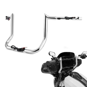 For 2023.5-2026 Harley Street Glide Models 10" Bagger Ape Bar-Sharp Zero Wire Pulling Pre-wired Handlebar - Mofun - 90101781