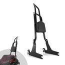 For Harley Dyna Low Rider/Super Glide Gloss Black Dual Sharp-Angle Sissy Bar - Mofun - 90302198