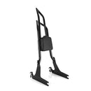 For Harley Dyna Low Rider/Super Glide Gloss Black Dual Sharp-Angle Sissy Bar - Mofun - 90302198