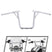 For Harley Sportster/Dyna/Softail/Road Glide/Road King 12" Handlebar Ape Hanger Bar - Mofun - 90101751