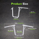 For Harley Sportster/Dyna/Softail/Road Glide/Road King 12" Handlebar Ape Hanger Bar - Mofun - 90101752
