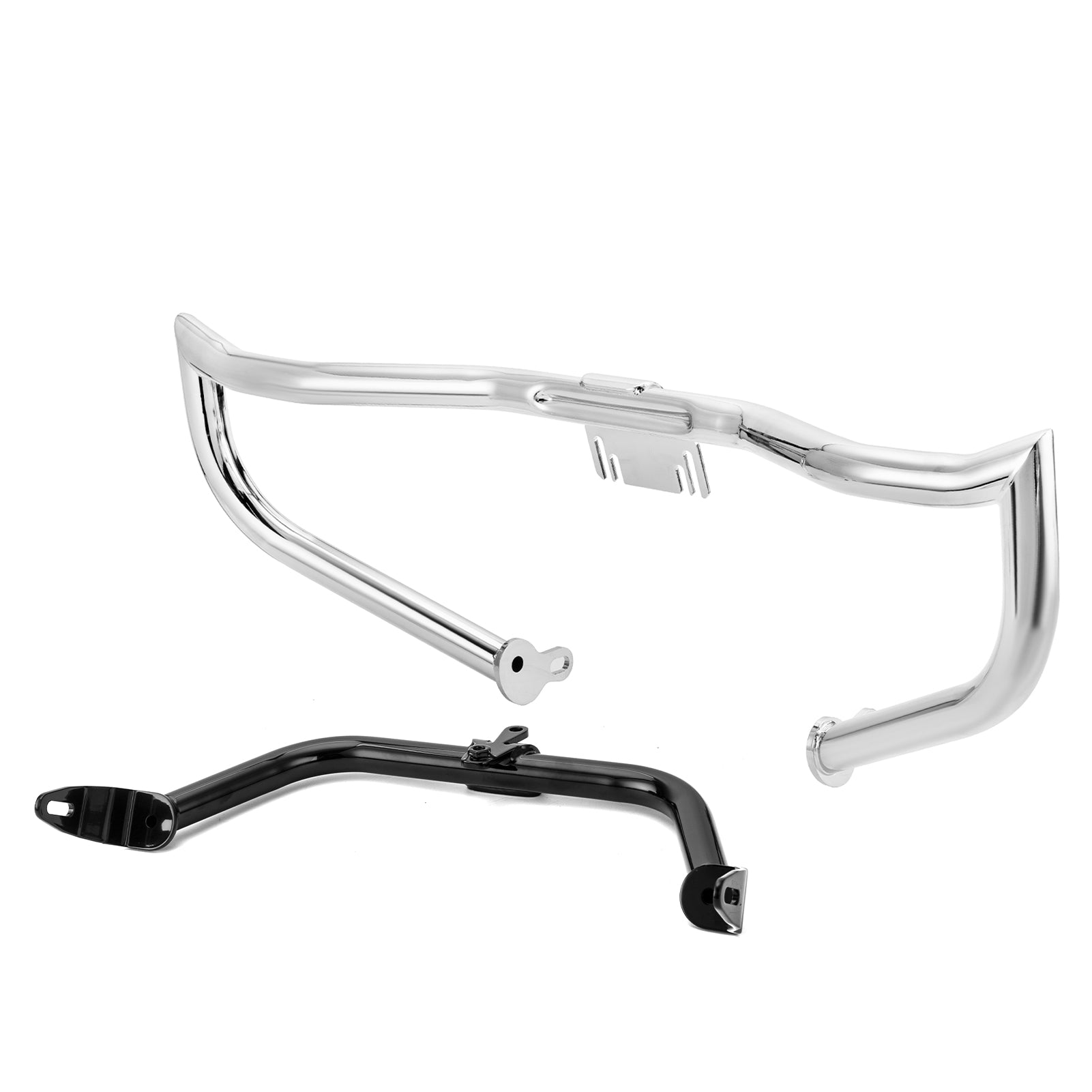 Front Engine Guard Crash Bar & Fairing Support Brackets for 2015 - 2023 Harley Touring Road Glide without Lower Fairing - Mofun - 90201079