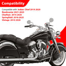 Front Engine Guard Mustache Highway Bar for Indian Roadmaster/Chieftain/Springfield/Chief/Vintage 2014 - 2025 - Mofun - 90201123