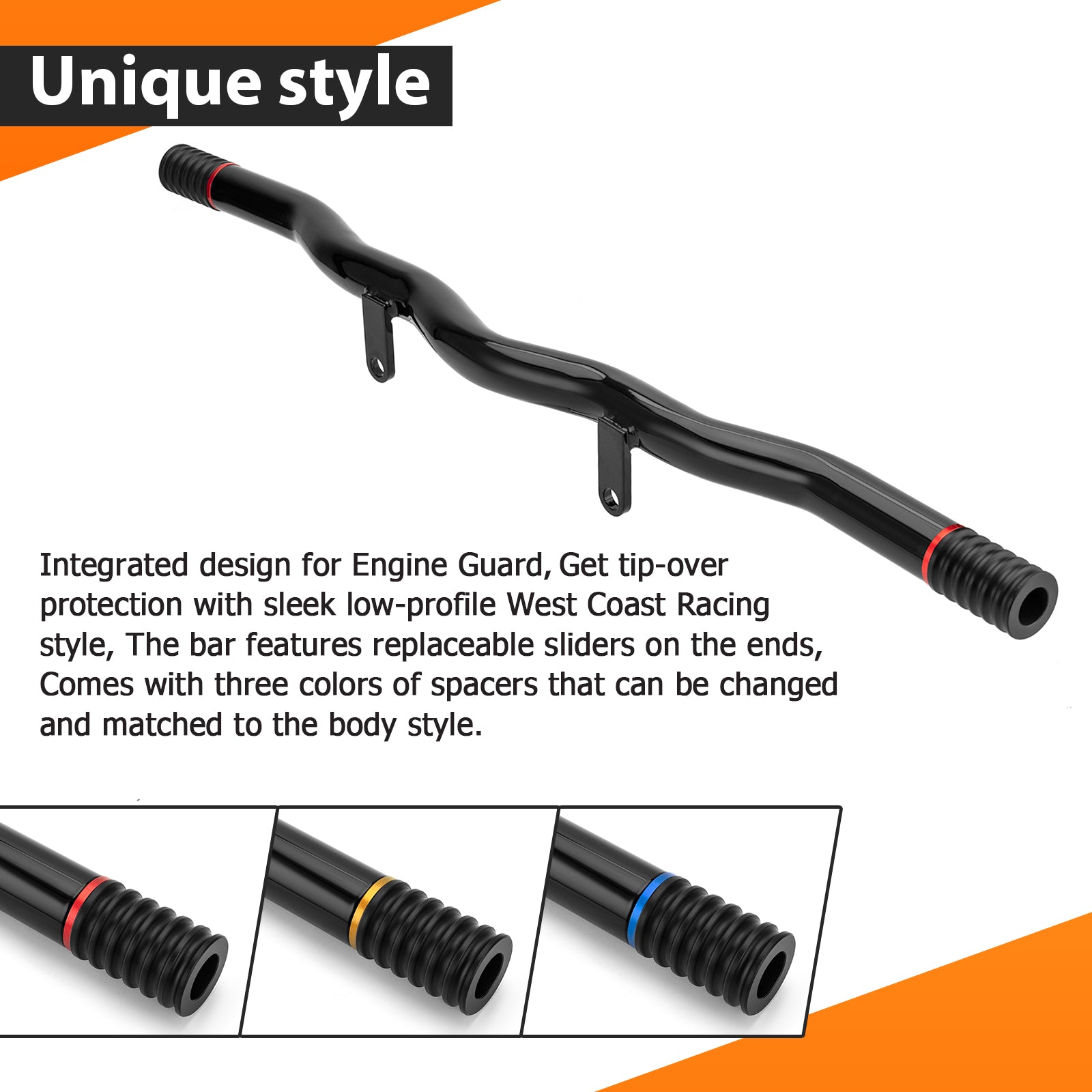 Front Highway Engine Guard Crash Bar for 2021 - Up Harley Sportster RH1250S Nightster RH975 - Mofun - 90201118