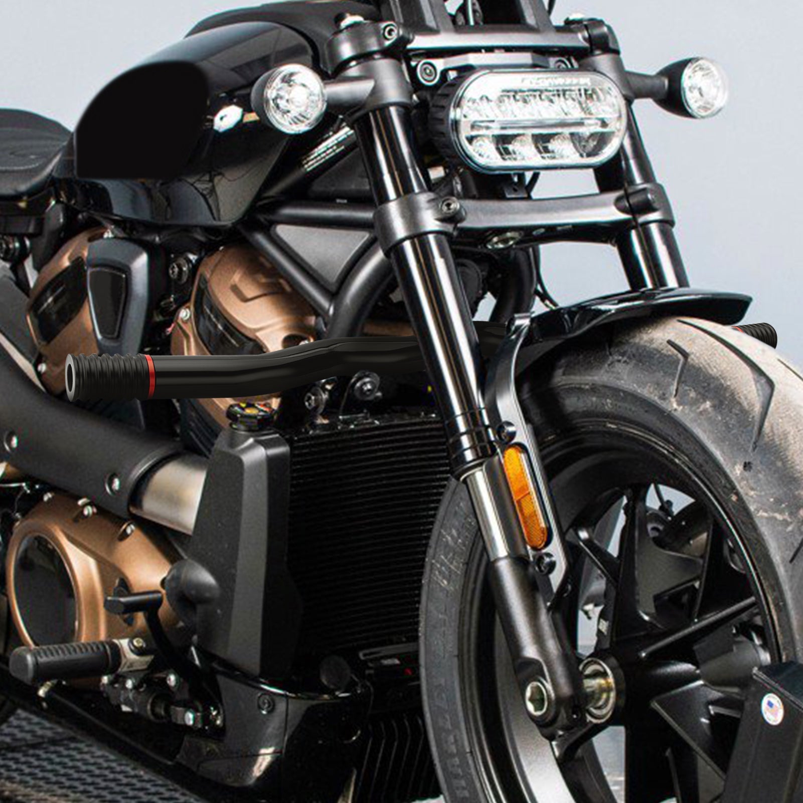 Front Highway Engine Guard Crash Bar for 2021 - Up Harley Sportster RH1250S Nightster RH975 - Mofun - 90201118