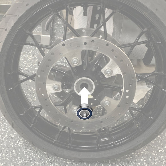 Front Wheel Bearing & Seal Kit for 2008 - 2024 Harley FLHT, FLHX, FLHR, FLTR (w/ ABS) - Mofun - 90213009