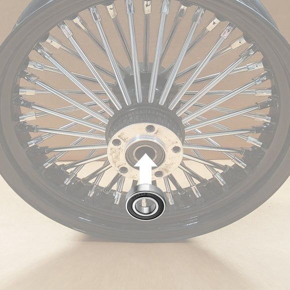 Front Wheel Bearing & Seal Kit for 2008 - 2024 Harley FLHT, FLHX, FLHR, FLTR (w/ ABS) - Mofun - 90213009