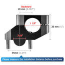 Gloss Black Handlebar Riser Universal Fit Harley Kawasaki Honda Suzuki Yamaha for 1 1/8" Handlebars - Mofun - 90102021