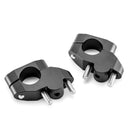 Gloss Black Handlebar Riser Universal Fit Harley Kawasaki Honda Suzuki Yamaha for 1 1/8" Handlebars - Mofun - 90102021