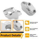 Handlebar Riser 1" Height Fit for Kawasaki Honda Suzuki Yamaha 7/8" Handlebars - Mofun - 90102018