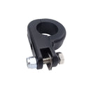 Harley Aluminum Matte Black Engine Guard Peg Mount for 1.25" Diameter Tubing - Mofun - 90402002