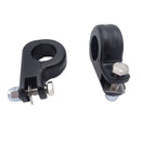 Harley Aluminum Matte Black Engine Guard Peg Mount for 1.25" Diameter Tubing - Mofun - 90402002